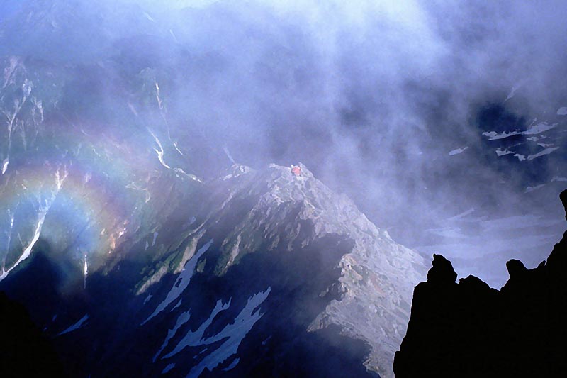 槍ヶ岳山頂 A