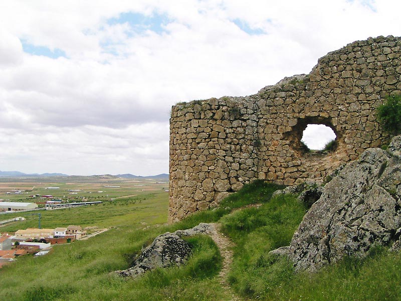 アラブの砦の廃墟 