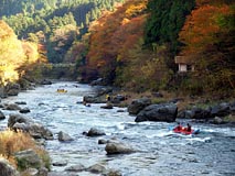 秋の御岳渓谷