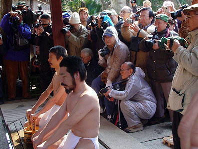 2004年鎌倉長勝寺「寒の荒行」