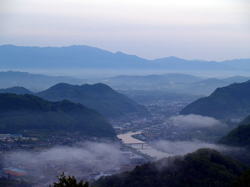 那岐山方面を望む - 1 -(大山展望台)