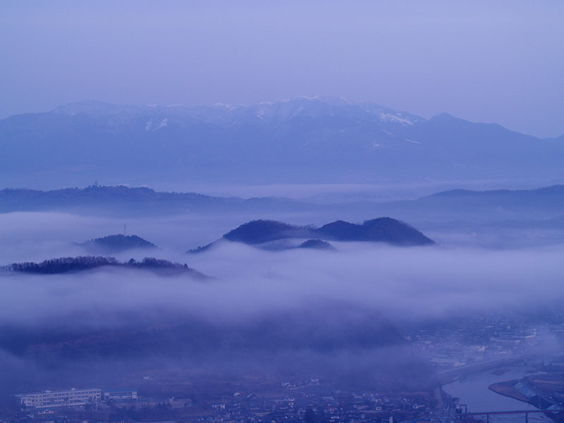 那岐山方面を望む - 3 -(大山展望台)