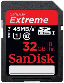 SANDISK tbVJ[h SDSDX-032G-X46(45MB/s) sAi