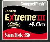 SanDisk Extreme III 4G