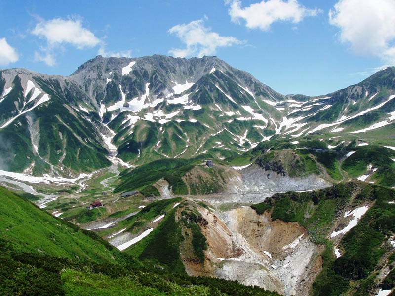 奥大日岳から見る立山主峰 2007.7.27