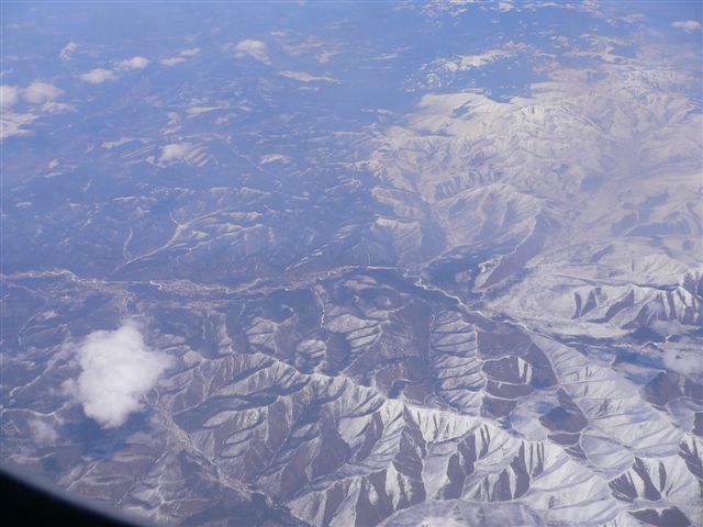 シベリアの山岳地帯 2007.4.下旬