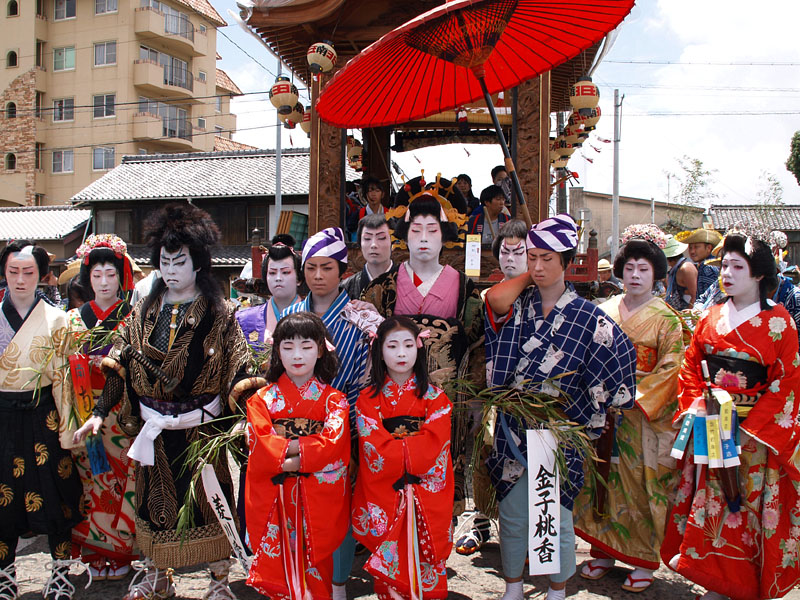 歌舞伎行列/国府夏祭り(愛知県豊川市) 2009.07.26
