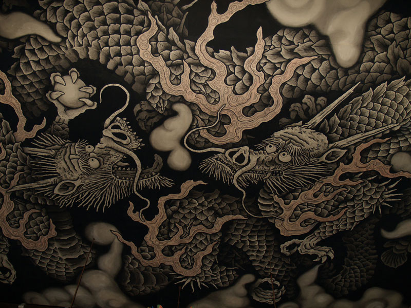 双龍図 小泉淳 作 / 建仁寺(京都市) 2011.11.23