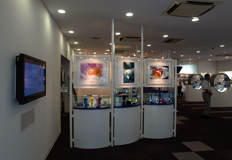 入口を入って正面奥のスペースに展示