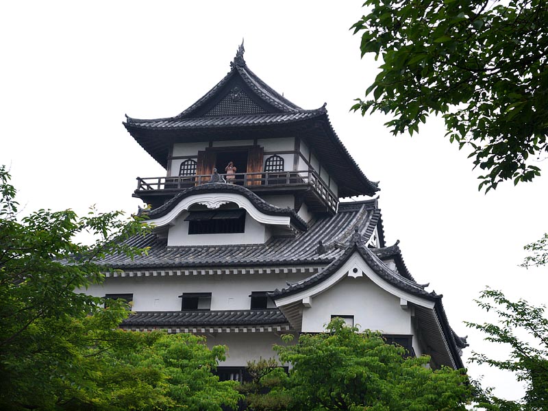 見上げる天守閣