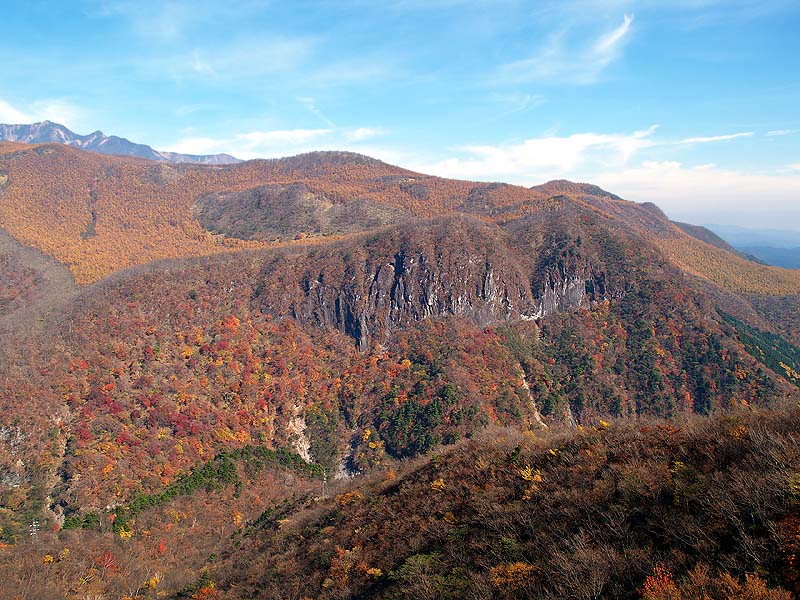 屏風岩全景