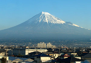 快晴の富士山（富士市）