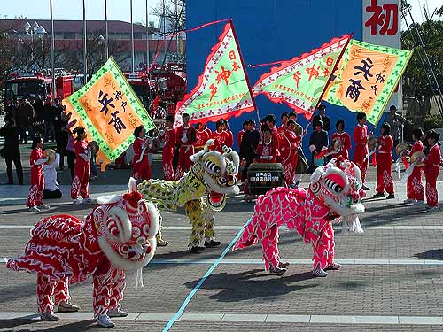 中国の獅子舞