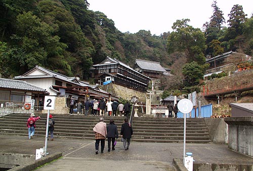 竹生島に上陸