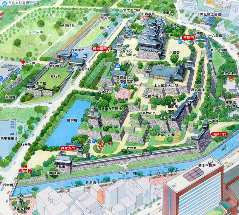 熊本城マップ