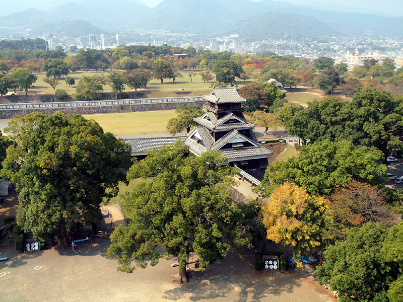 天守閣西方に建つ宇土櫓