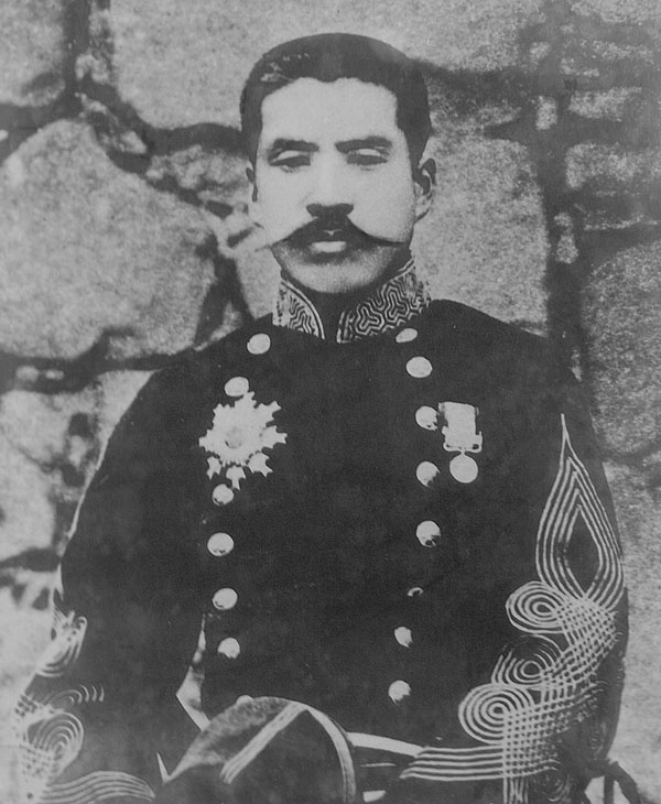 熊本城を死守した熊本鎮台司令長官谷干城の写真