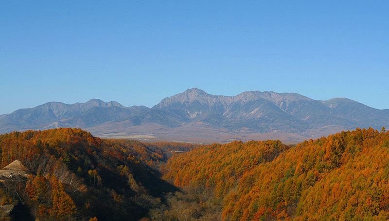 紅葉の八ヶ岳 / 野辺山高原