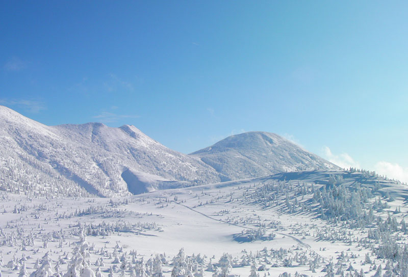 冬の八甲田山