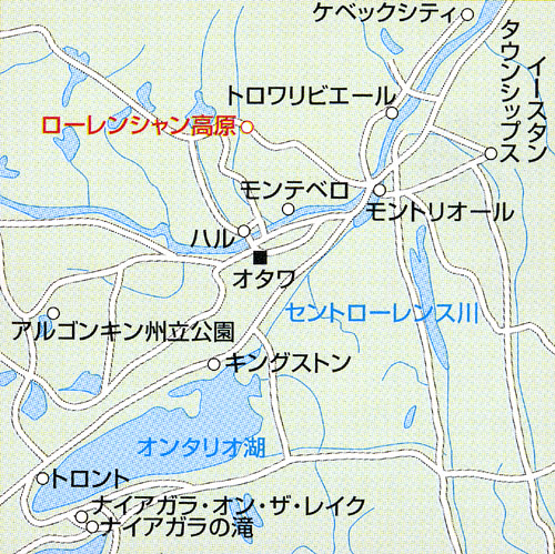 ローレンシャン高原マップ