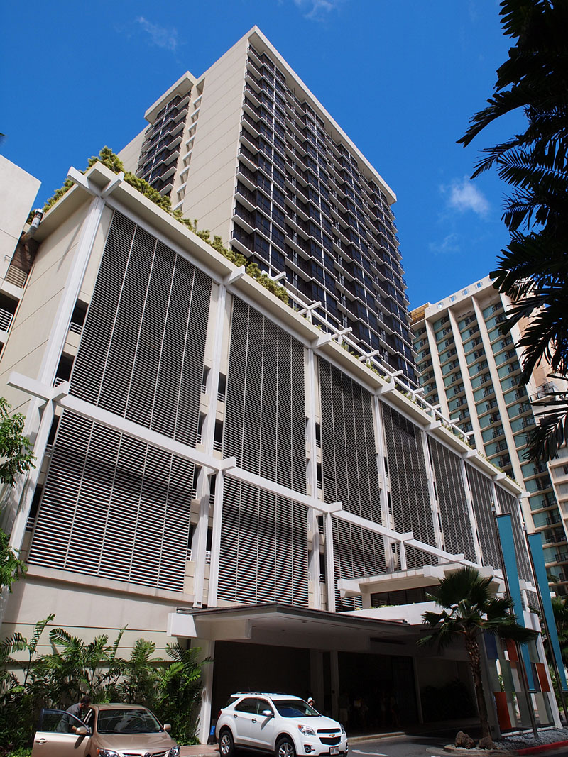 5泊したホテル WAIKIKI PARC HOTEL / ホノルル(オアフ島)