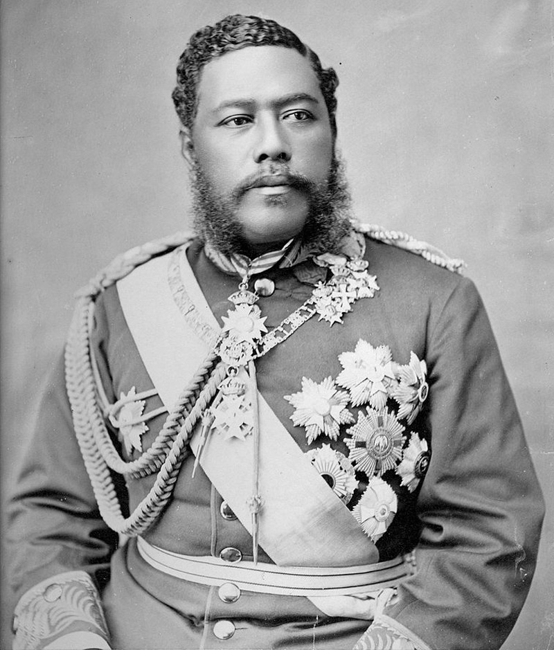 ハワイ王朝第七代カラカウア王 King Kalākaua 1836.11.16 - 1891.1.20