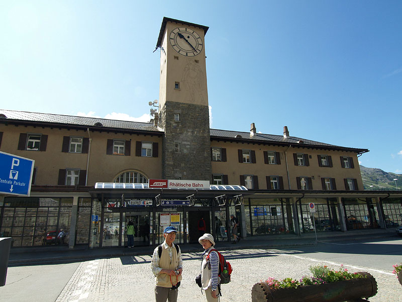レーティッシュ鉄道サンモリッツ駅