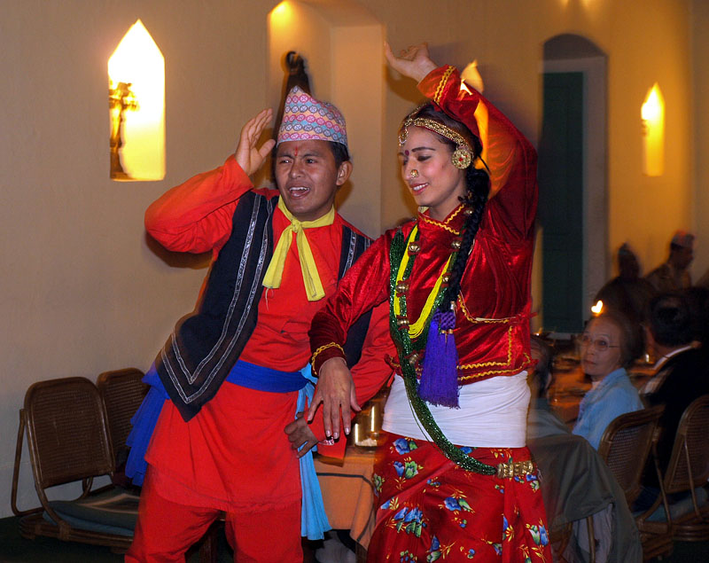 ネワール族の踊り