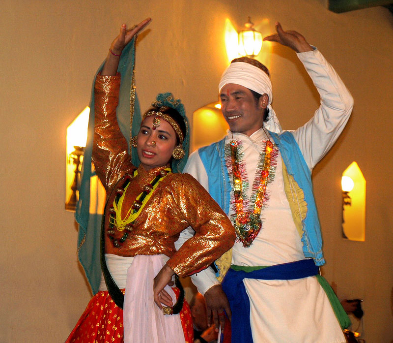 インド風の踊り
