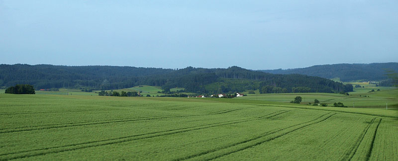 麦畑が広がるシュヴァーベン高原 Schwäbische Alb