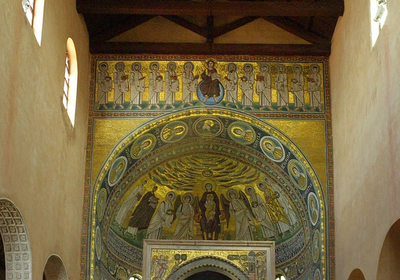 世界遺産エウフラシウス聖堂のモザイク