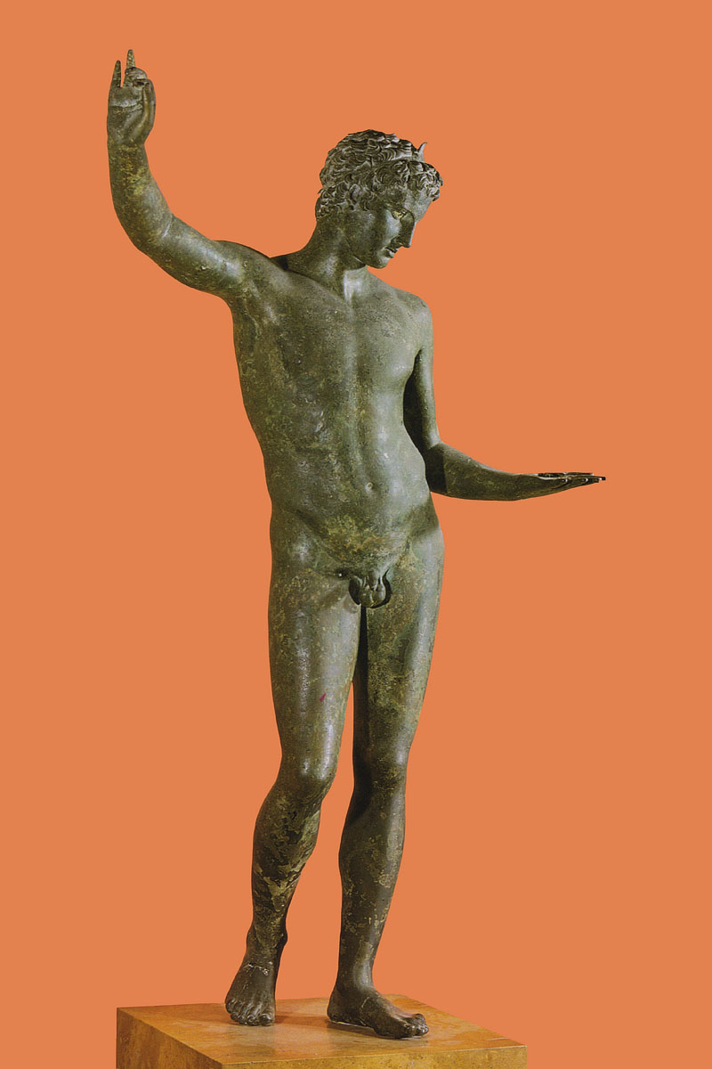 極めて完成度の高い「マラソンの少年」ブロンズ像 / 紀元前330年