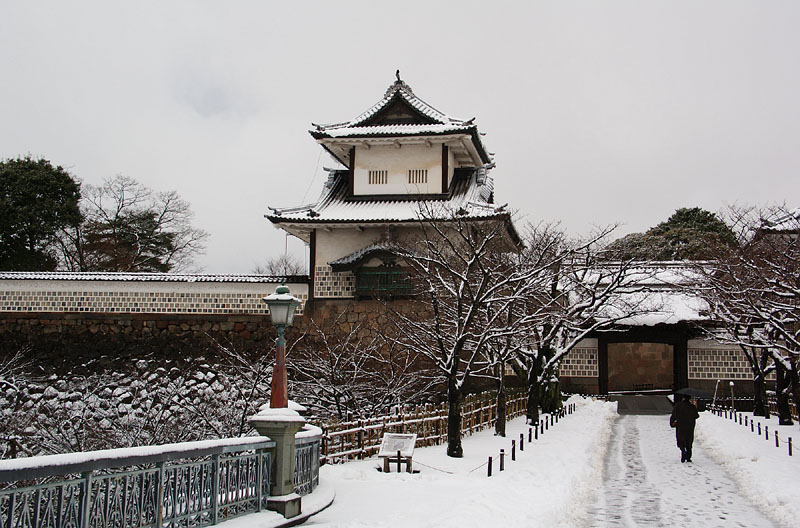 石川橋と石川門 2009.12.19 08:56