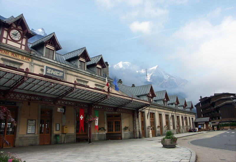 国鉄シャモニーモンブラン駅 CHAMONIX Mont Blanc 2007.9.1