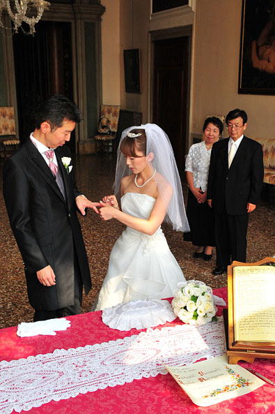 結婚指輪の交換 2/2