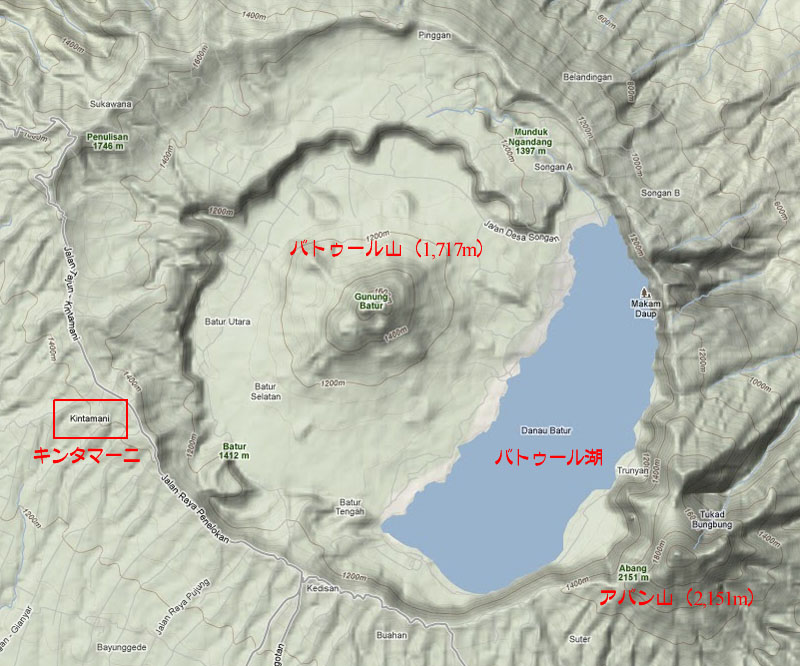見事な外輪山