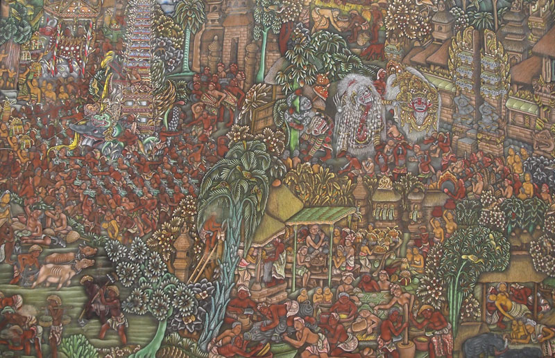 生から死まで DEATH AND REBIRTH by Ida Bagus Made Togog in 1970s