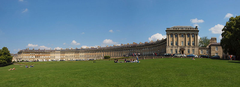 CENbZg Royal Crescent / o[X@2011.7.3 10:20