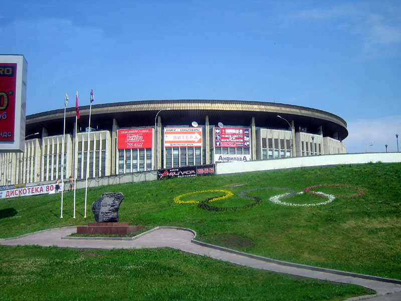 ロシア最大の屋内競技場「オリンピックスタジアム」