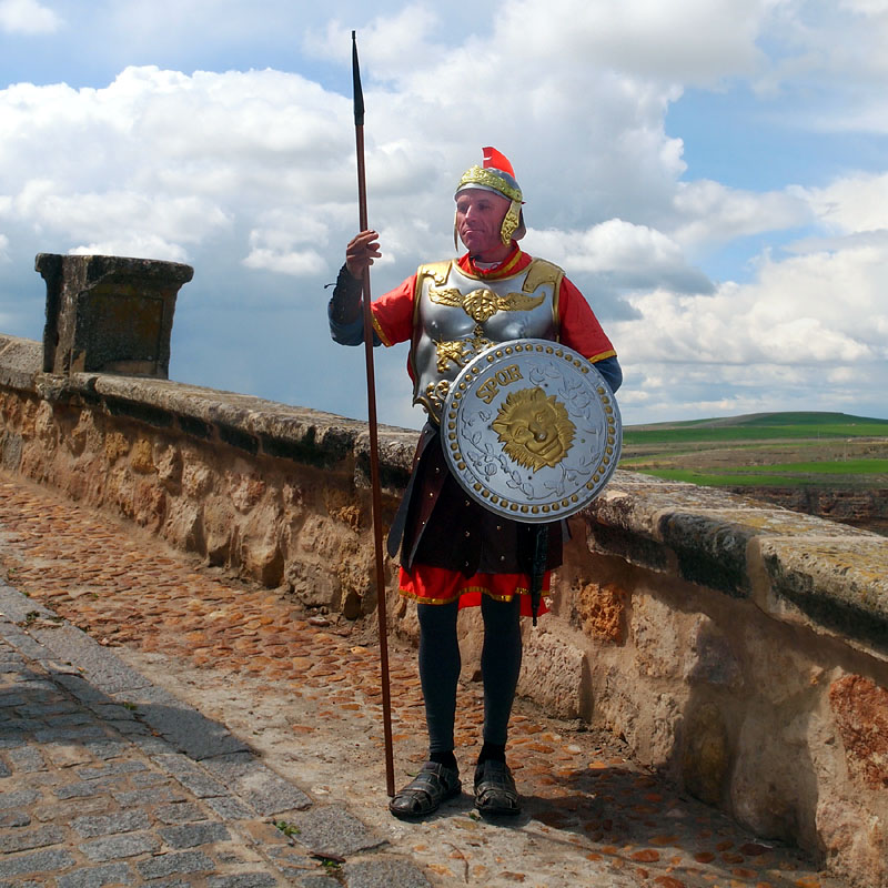 スカートをはいたカスティーリャ王国時代のセゴビア兵士