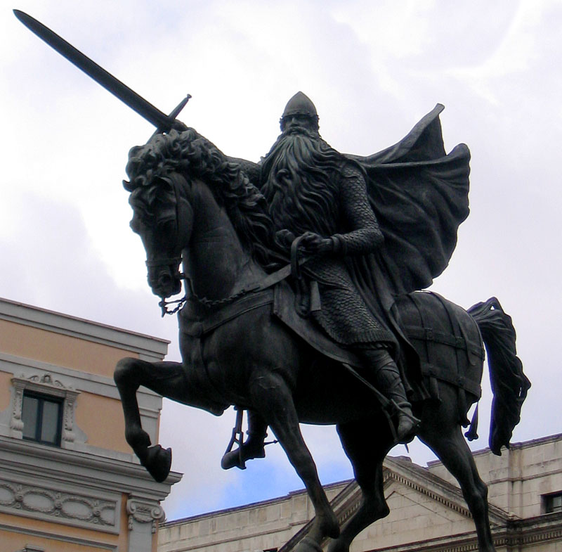 ブルゴス Burgos にあるエル・シド El Cid の騎馬像