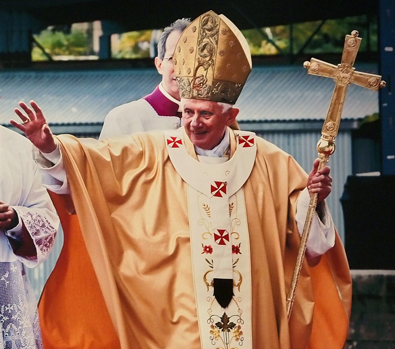 ローマ法王ベネディクト16世（Benedict XVI、83歳）