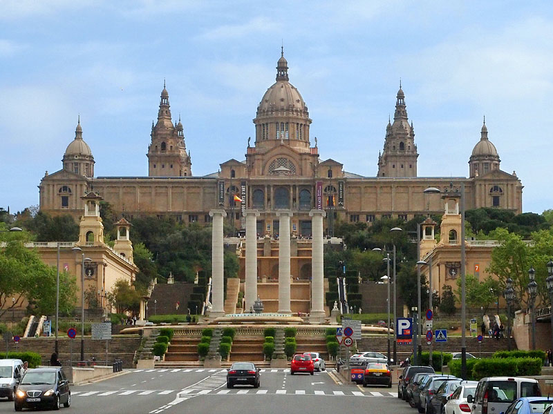 カタルーニャ美術館のある国立宮殿