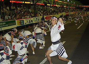 阿呆連のやっこ踊り