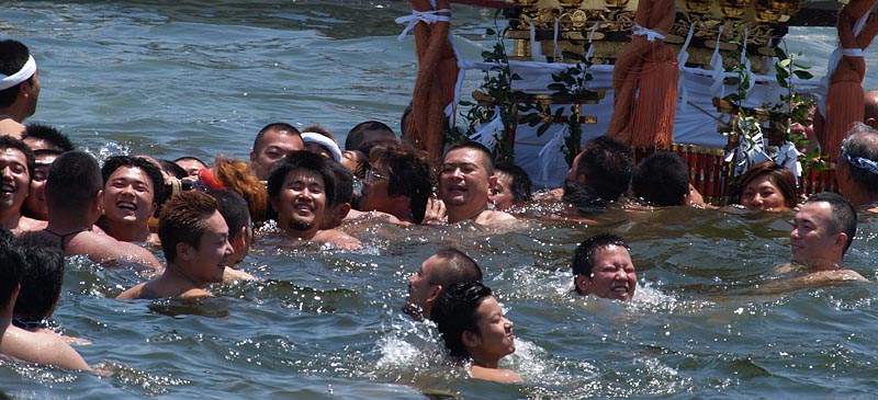 神輿水没!