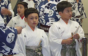 長刀鉾の稚児と禿