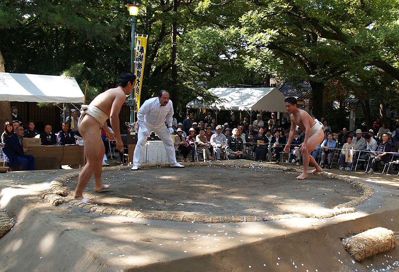 勝ち抜き戦の立ち会い