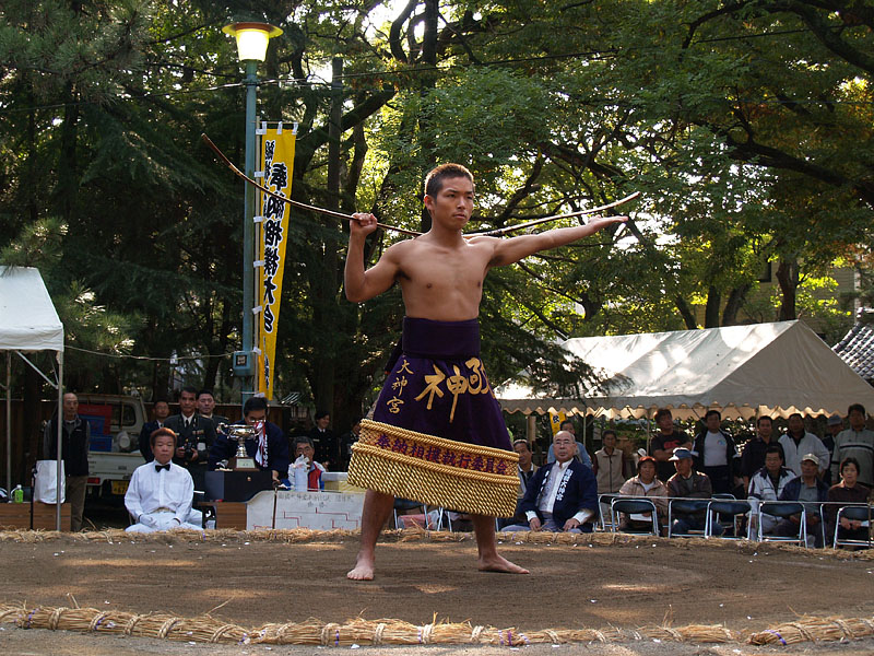 弓取力士の晴れ姿