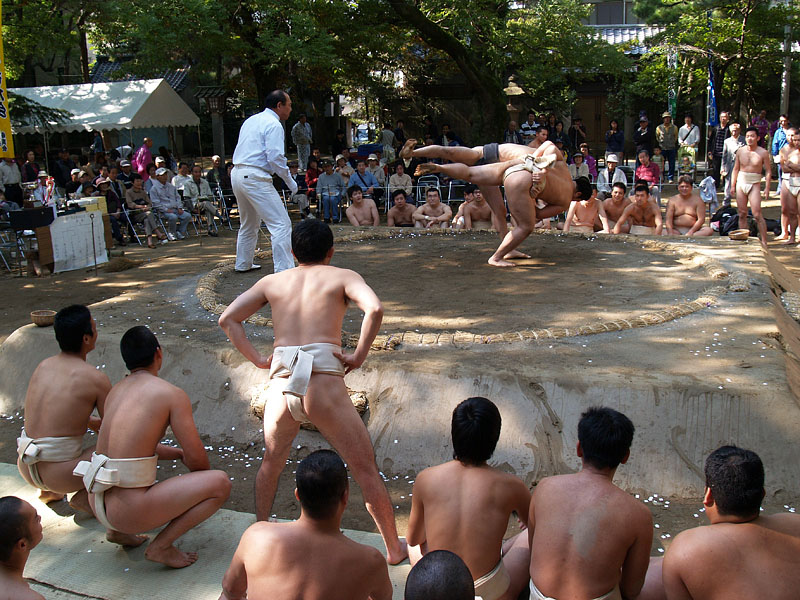投げの掛け合い