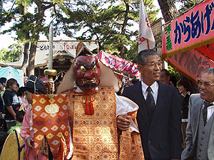 付き添いと猿田彦